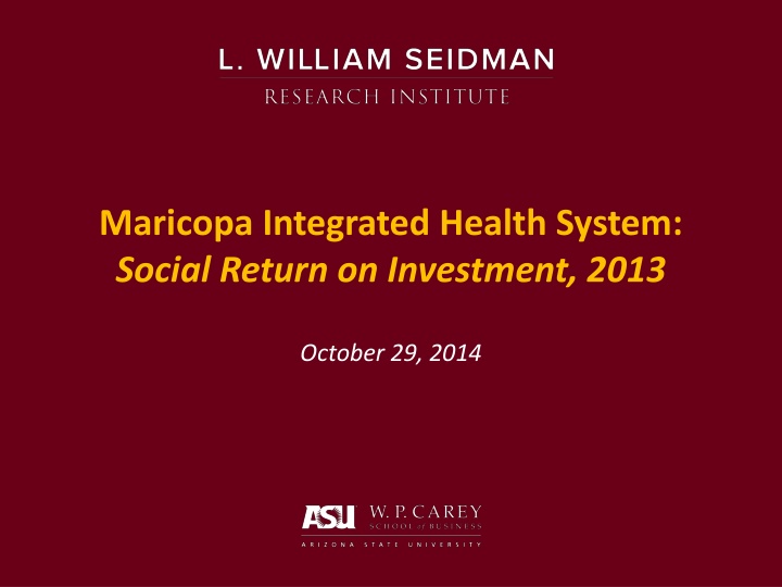 maricopa integrated health system social return