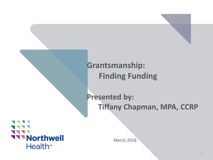 grantsmanship finding funding