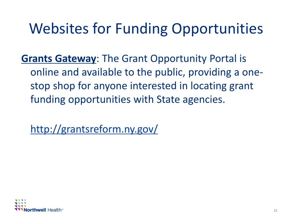 websites for funding opportunities 1