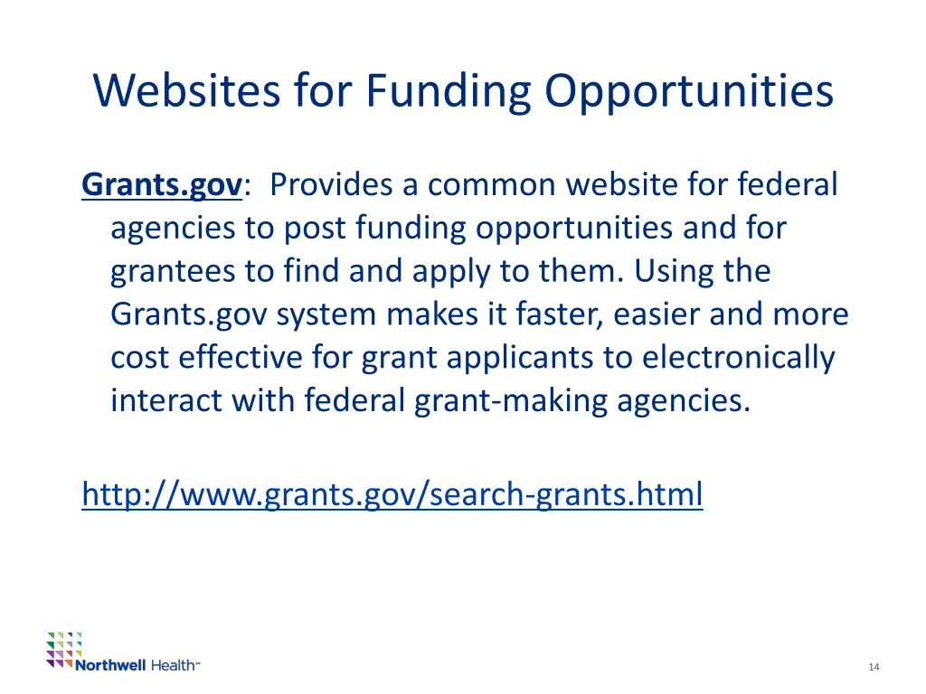websites for funding opportunities 4