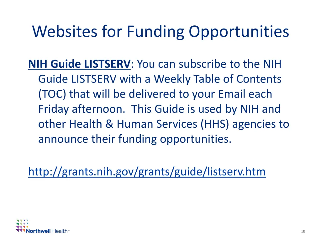 websites for funding opportunities 5