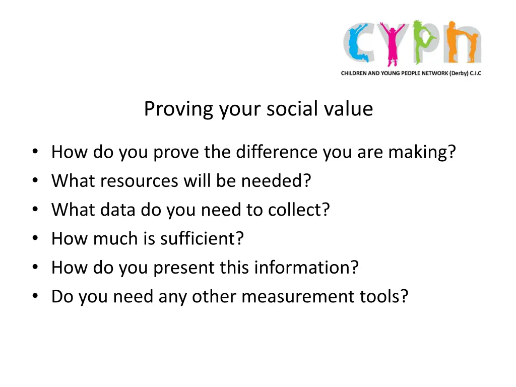 proving your social value