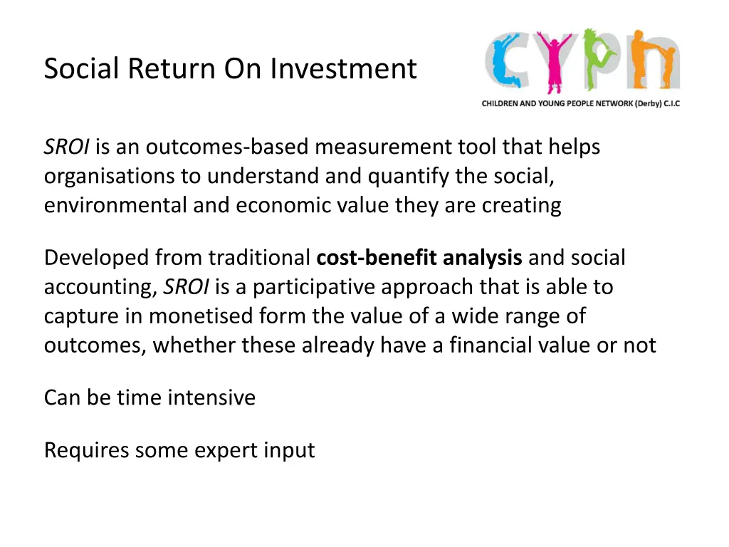 social return on investment