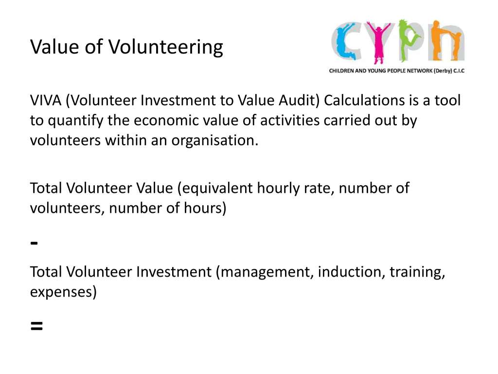 value of volunteering