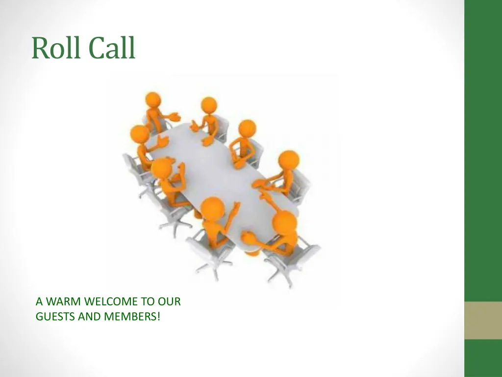 roll call