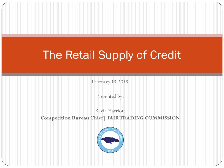 the retail supply of credit