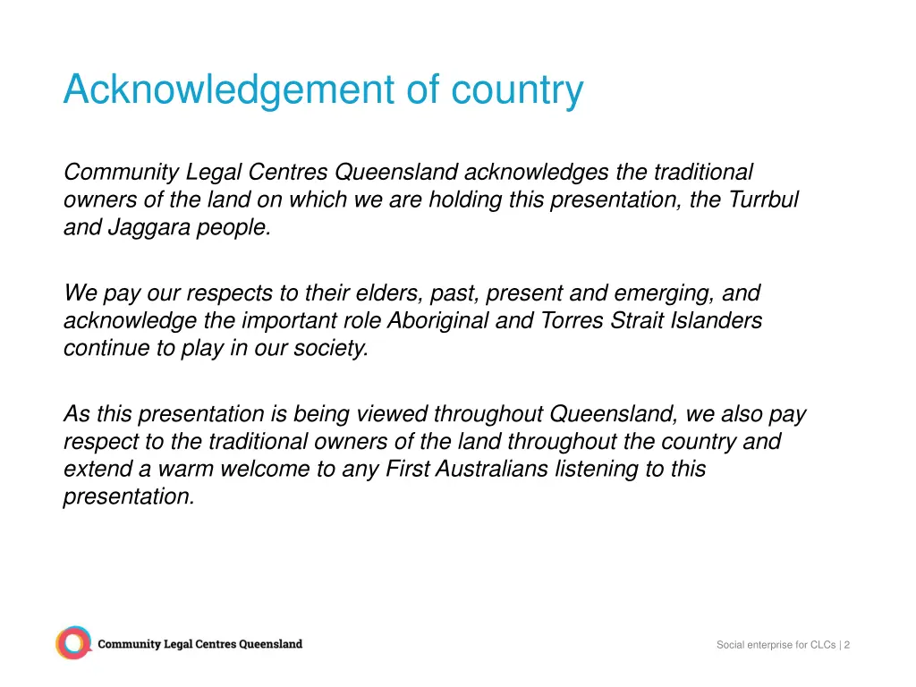 acknowledgement of country