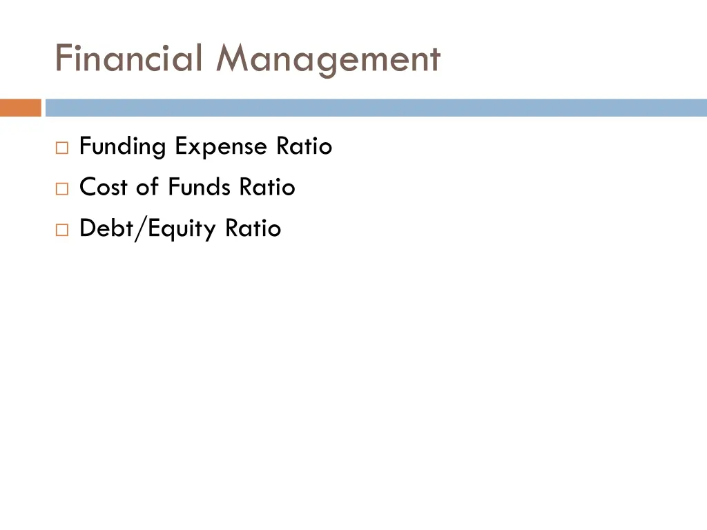 financial management