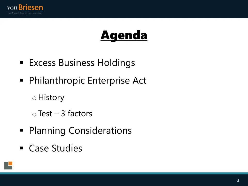 agenda