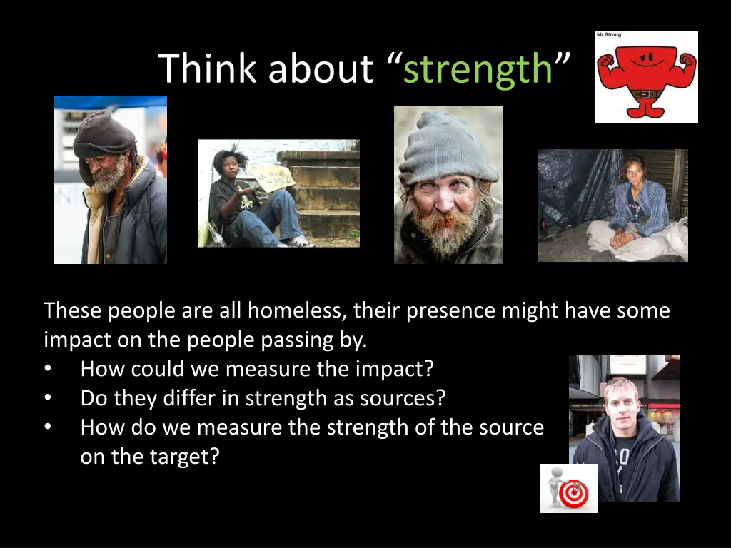 think about strength