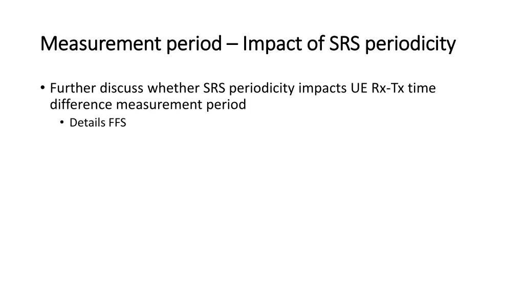 measurement period measurement period impact 2