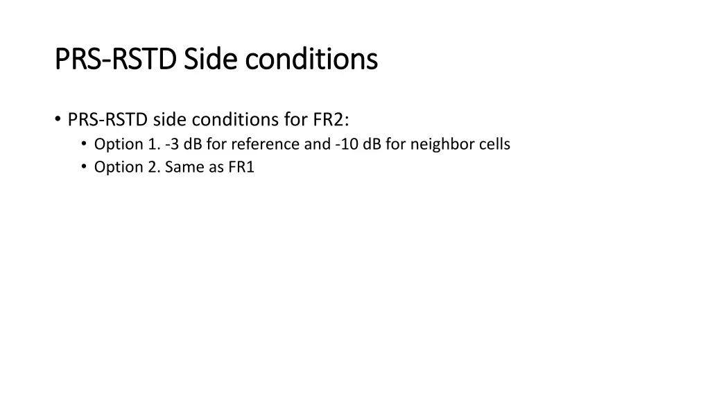 prs prs rstd side conditions rstd side conditions