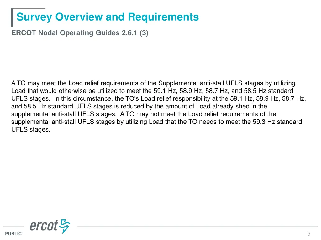 survey overview and requirements 2