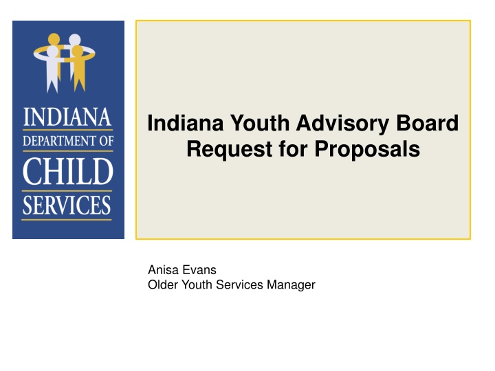 indiana youth advisory board request for proposals