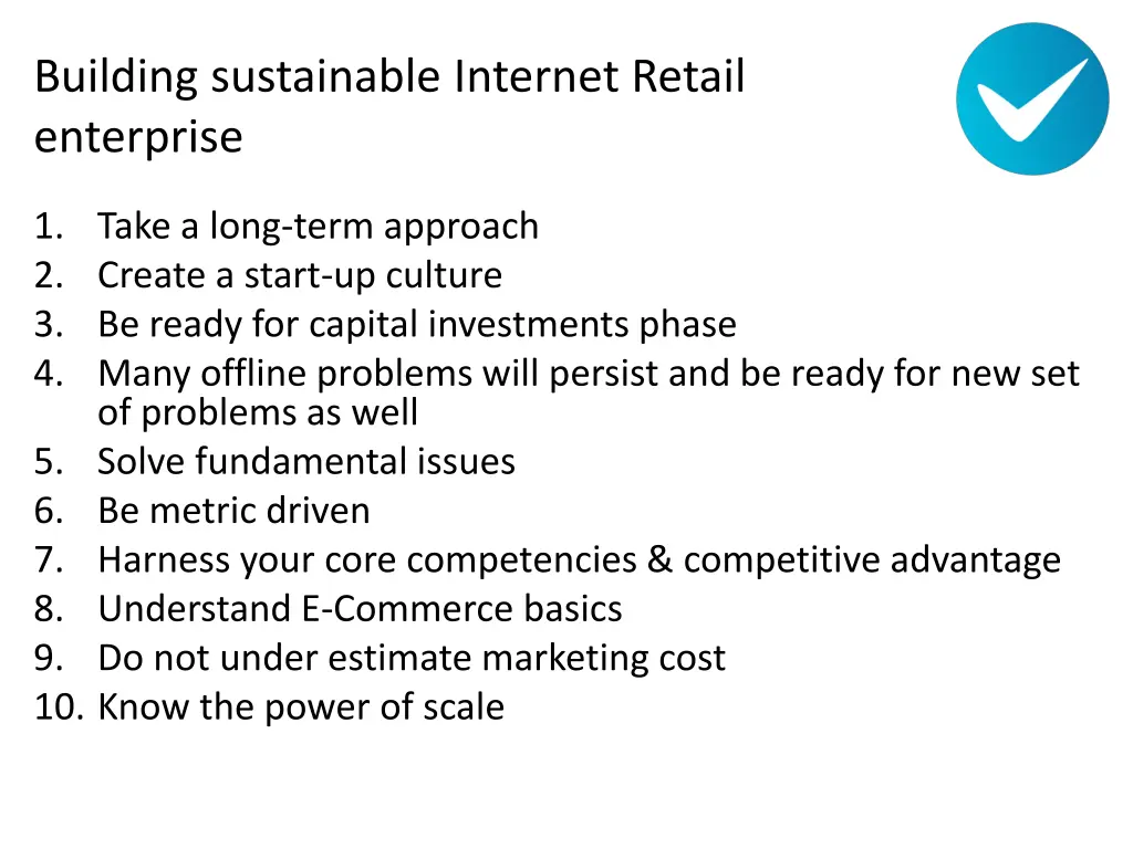 building sustainable internet retail enterprise 1