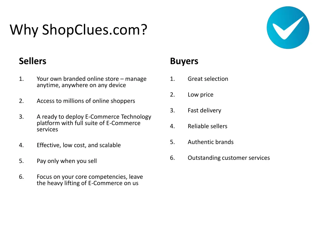 why shopclues com
