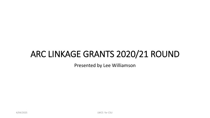 arc linkage grants 2020 21 round arc linkage