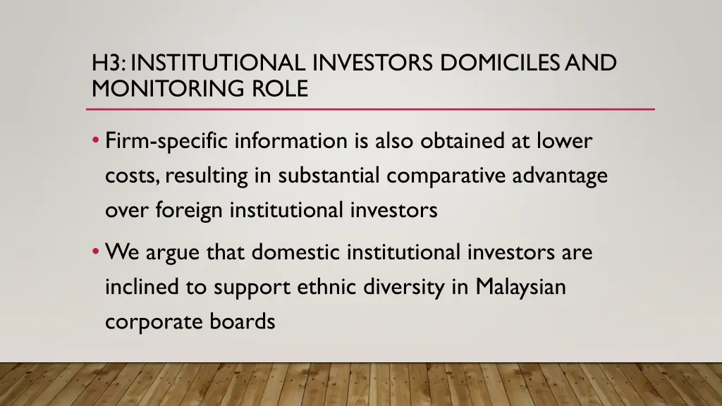 h3 institutional investors domiciles 1