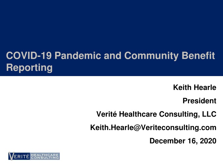covid 19 pandemic and community benefit reporting