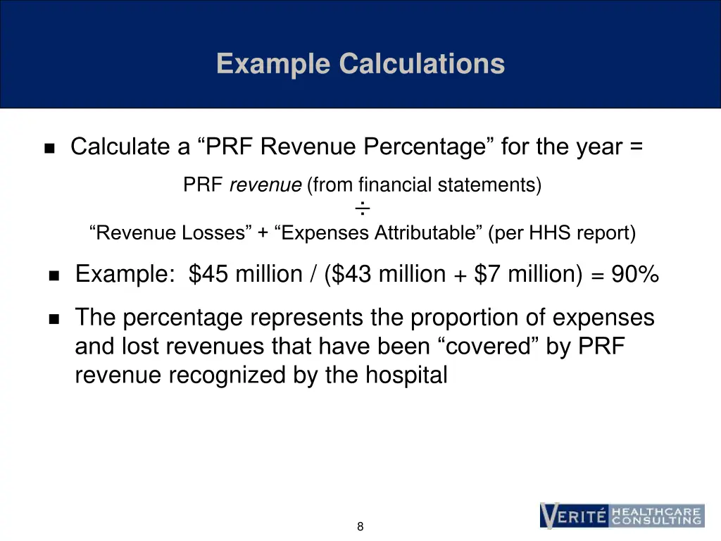 example calculations