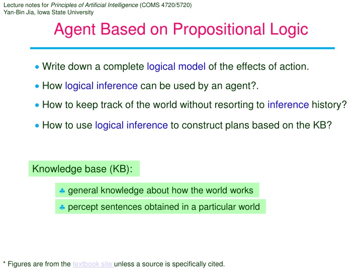 lecture notes for principles of artificial