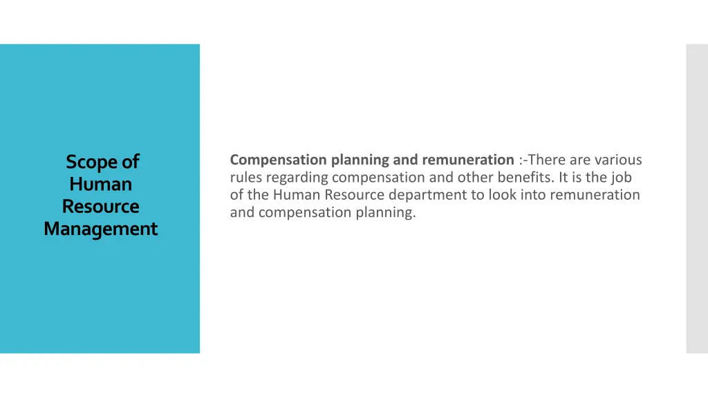 compensation planning and remuneration there
