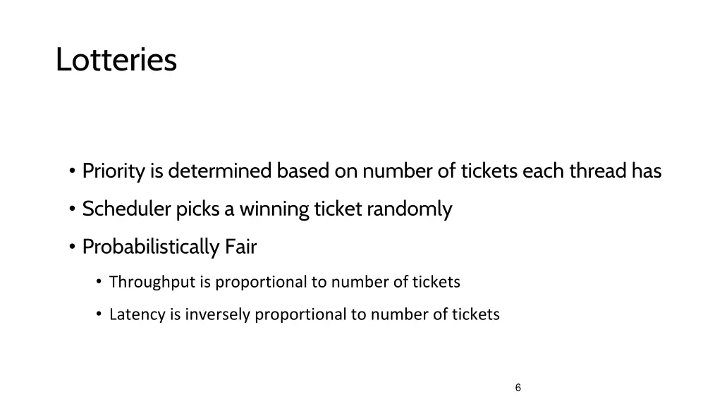 lotteries