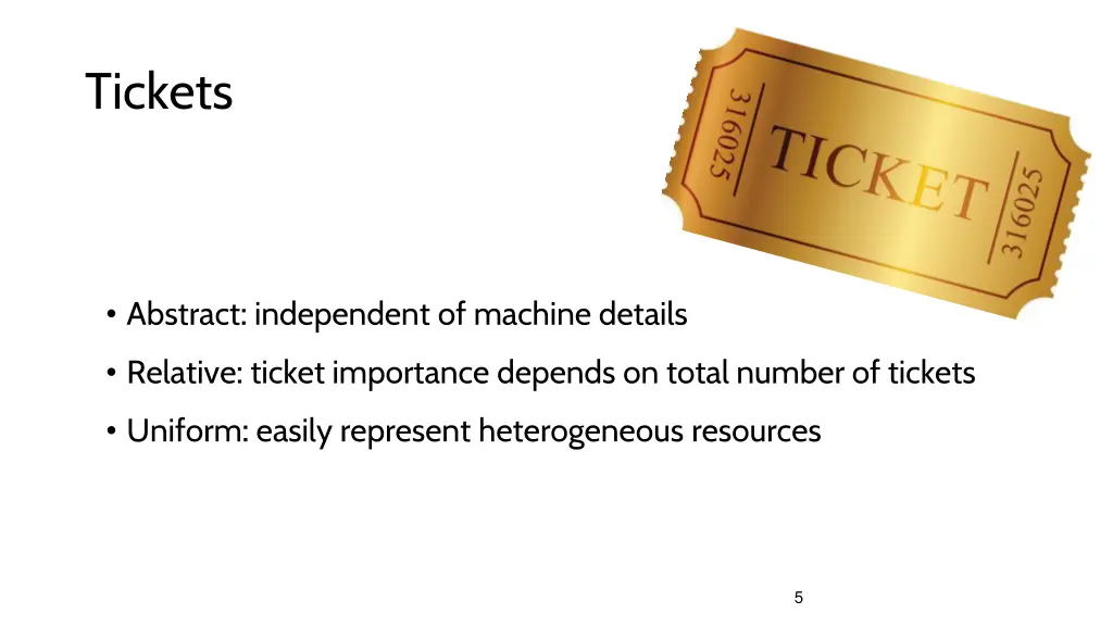 tickets