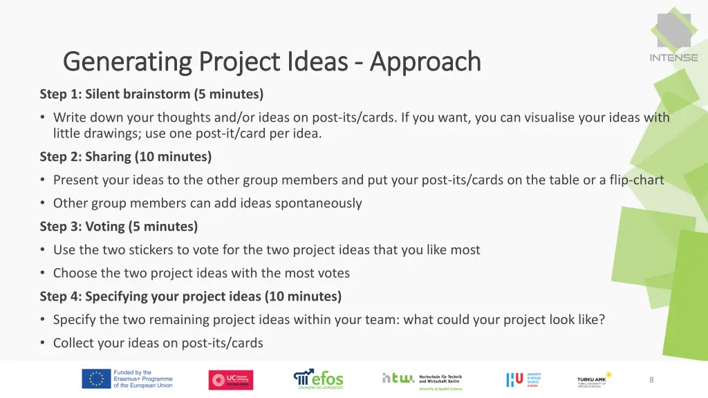 generating project ideas generating project ideas 2