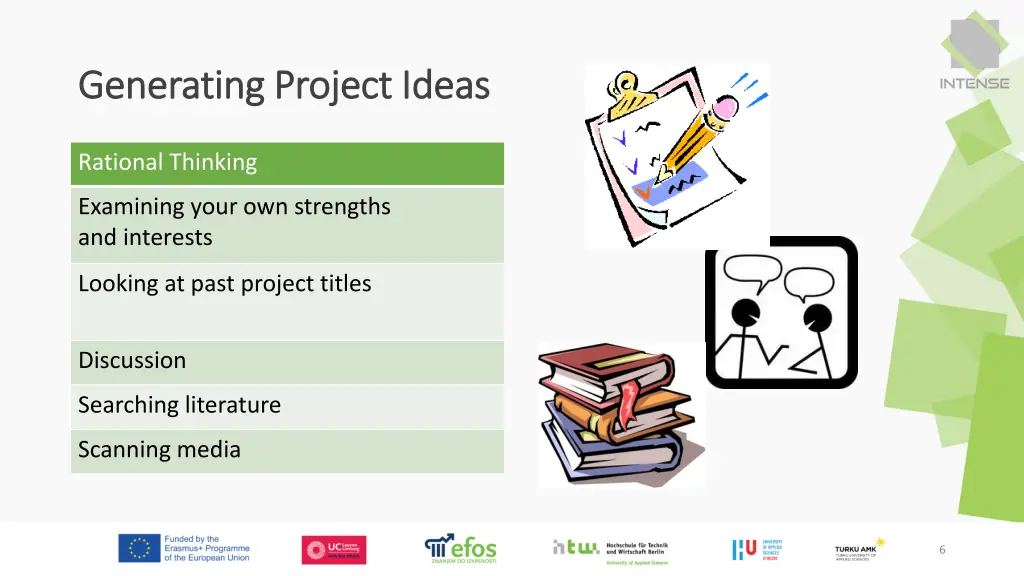generating project ideas generating project ideas