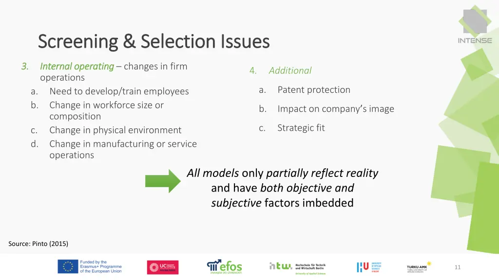 screening selection issues screening selection 1
