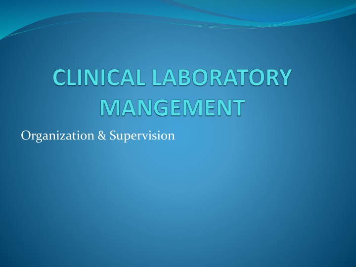 organization supervision
