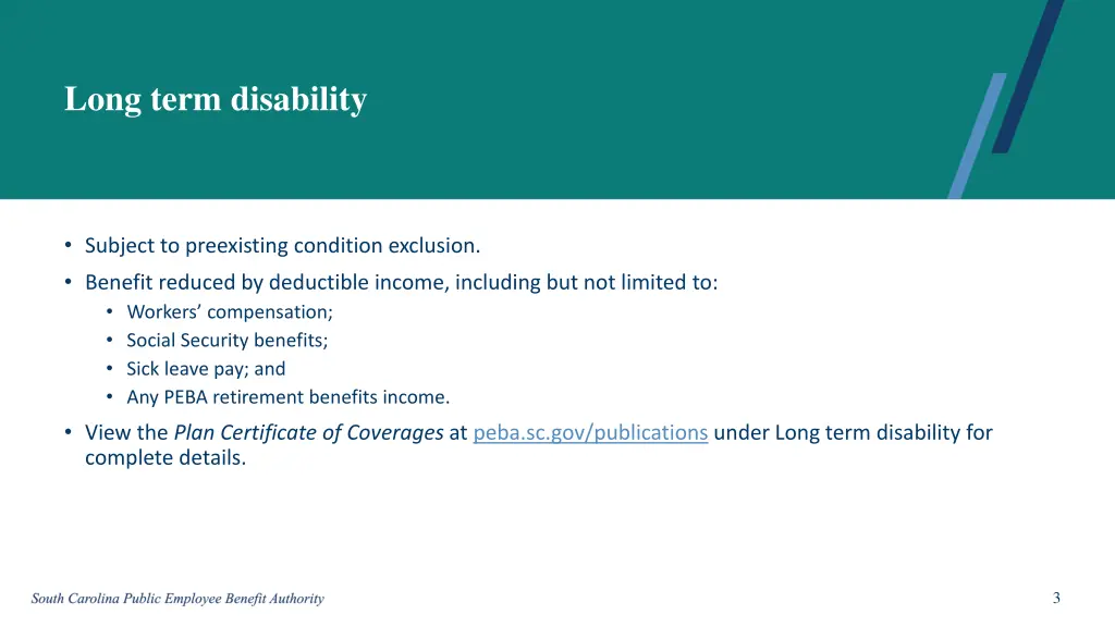 long term disability 1