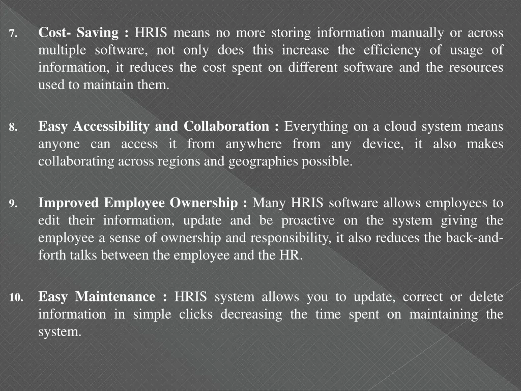 cost saving hris means no more storing