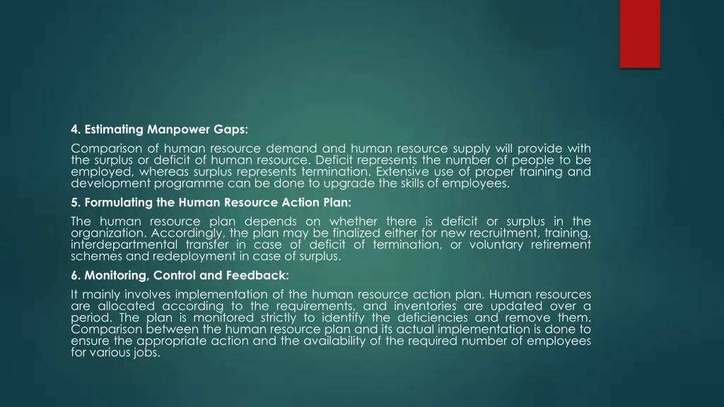 4 estimating manpower gaps comparison of human