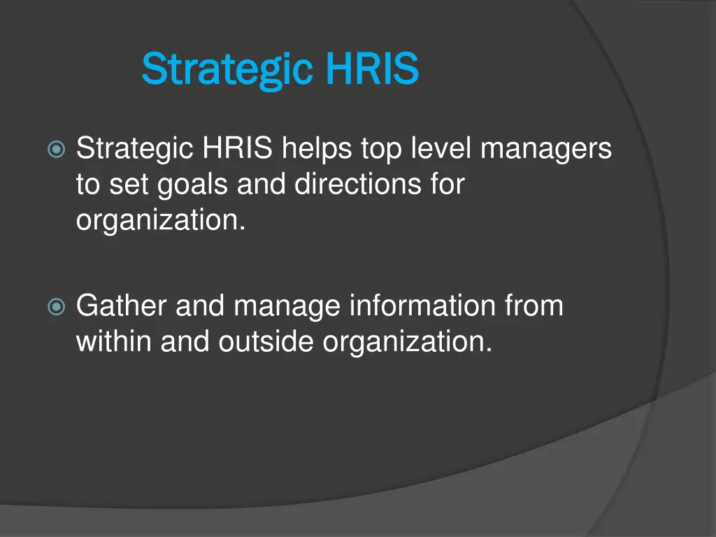strategic hris strategic hris