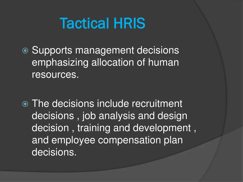 tactical hris tactical hris