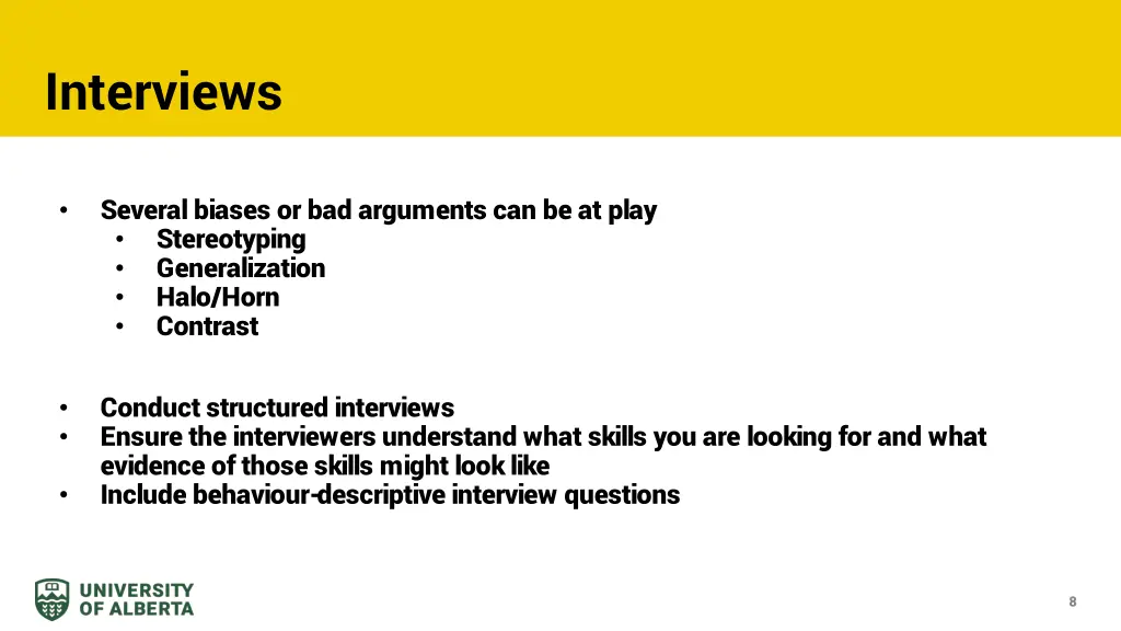 interviews