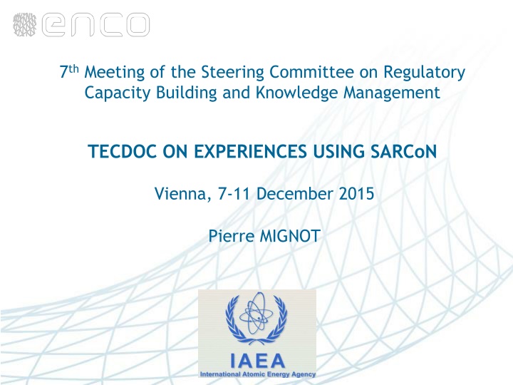 7 th meeting of the steering committee