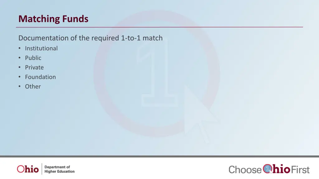 matching funds