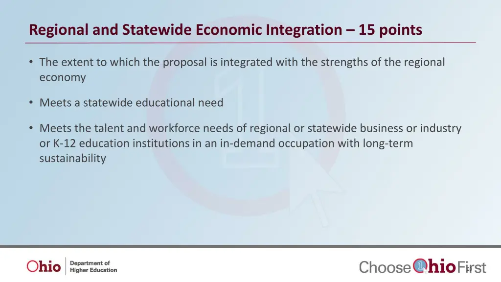 regional and statewide economic integration
