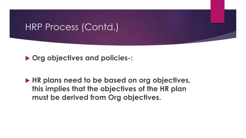hrp process contd 1
