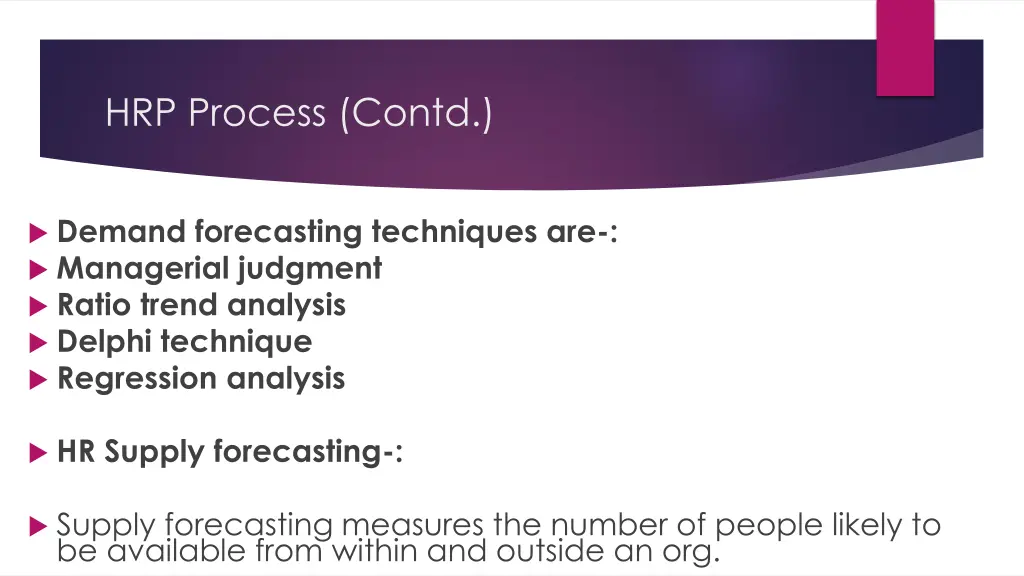 hrp process contd 3