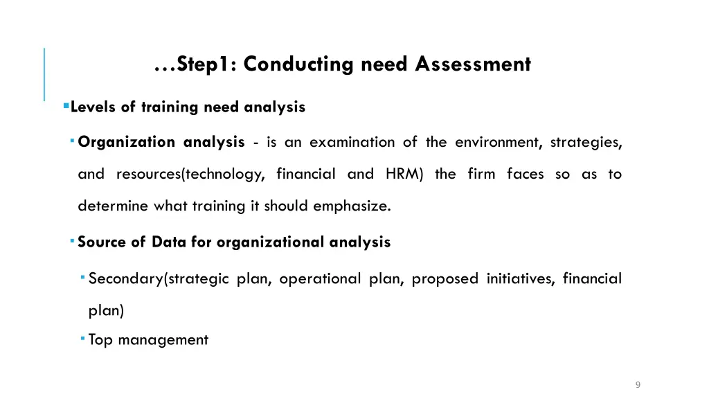 step1 conducting need assessment 1