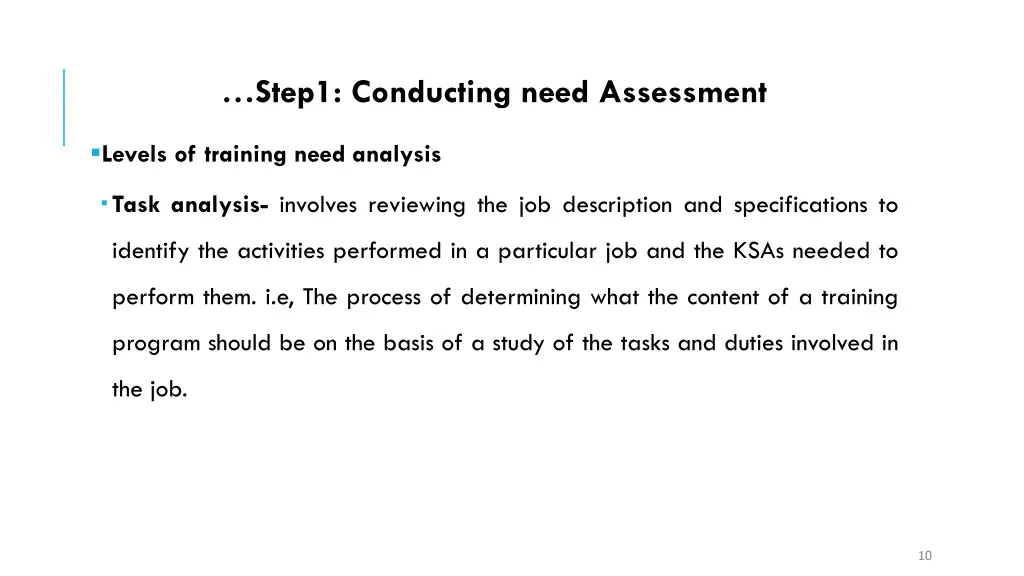 step1 conducting need assessment 2
