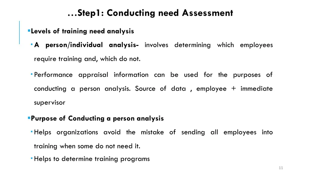 step1 conducting need assessment 3