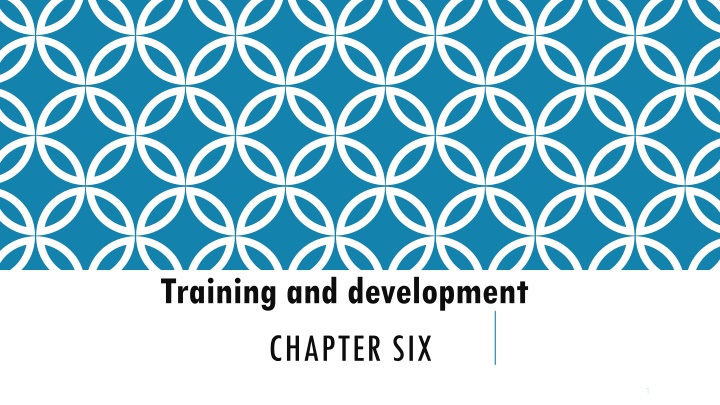 training and development