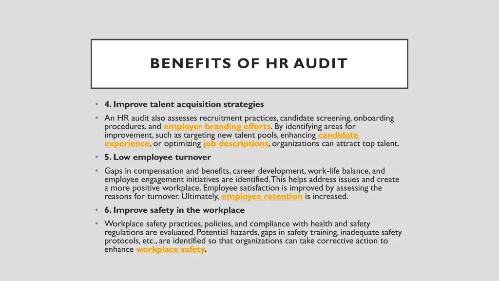 benefits of hr audit 1