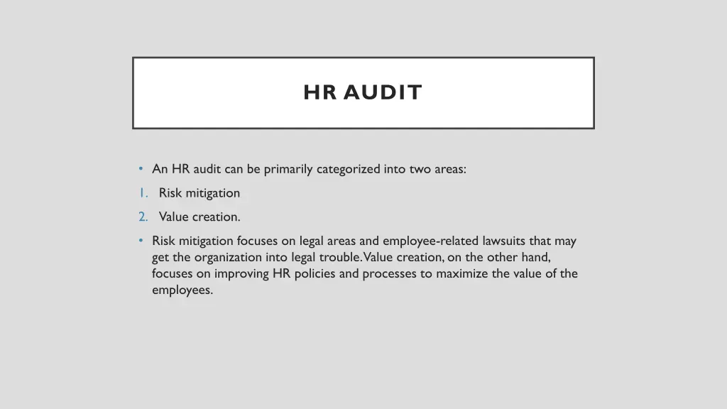 hr audit 1