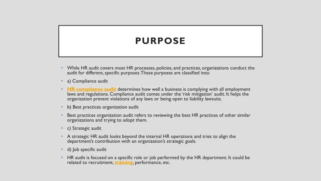 purpose